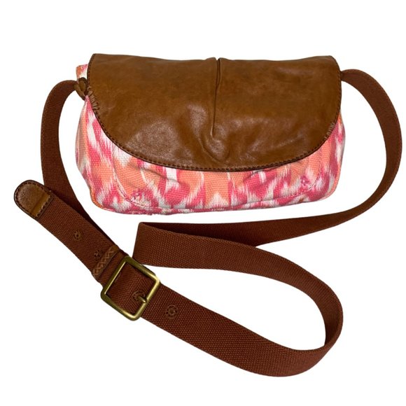 Lucky Brand Handbags - LUCKY BRAND  HIPPIE BOHO CROSSBODY  Pink and Brown